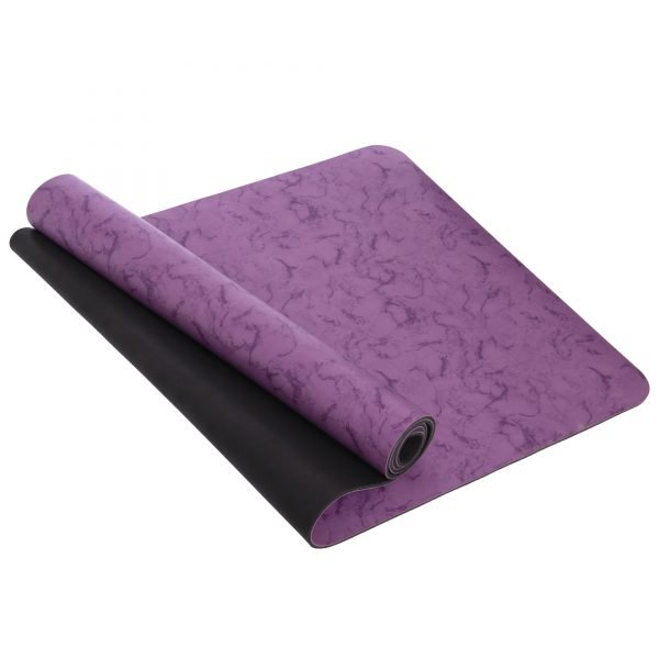 Коврик для фитнеса и йоги PU 5мм (размер 1,83мx0,68мx5мм, цвета в ассортименте) - Цвет Фиолетовый
