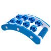Массажер для ног прямоугольный роликовый 8 массажеров Pro Supra Massager (пластик, р-р 21x35см, 8 массажных элементов, синий-белый)