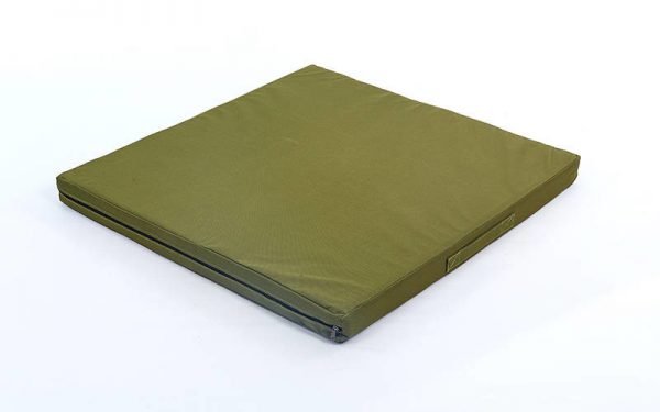 Мат спортивный Тент 1x1м x 8см UR Zelart (наполнитель-поролон,на молнии, цвета в ассортименте) - Цвет Зеленый