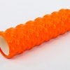 Роллер для занятий йогой и пилатесом Grid Bubble Roller l-45см (d-14см, l-45см, цвета в ассортименте) - Цвет Оранжевый