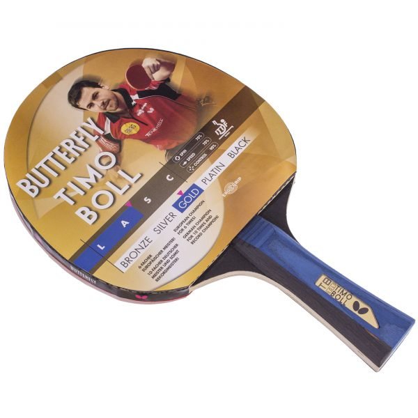 Ракетка для настольного тенниса 1 штука BUTTERFLY TIMO BOLL GOLD (древесина, резина)
