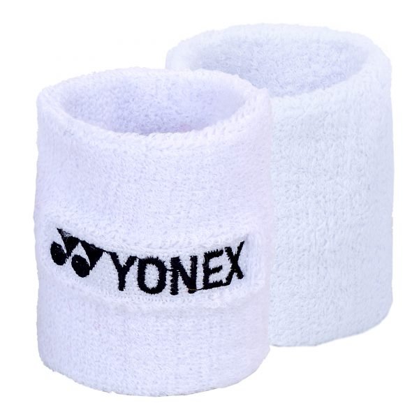 Напульсник махровый YONEX (1шт) (хлопок, полиэстер, безразмерный, цвета в ассортименте) - Цвет Белый