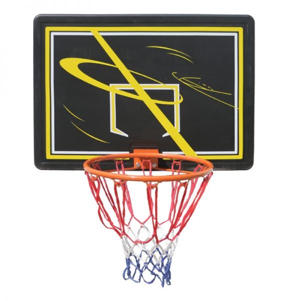Щит баскетбольный с кольцом и сеткой (щит-HDPE,р-р 110x70см, кольцо (16мм) d-45см, сетка NY)