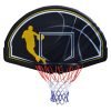 Щит баскетбольный с кольцом и сеткой (щит-HDPE,р-р 112x72см, кольцо (16мм) d-45см, сетка NY)