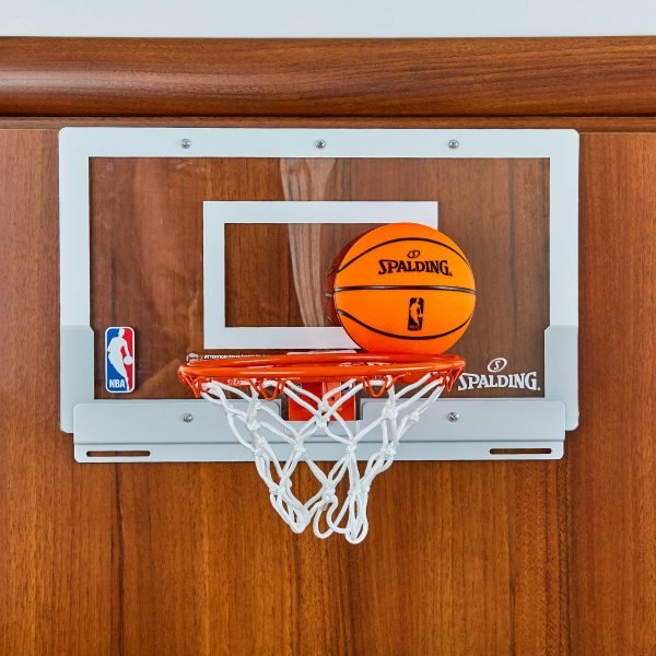 Щит баскетбольный SPALDING NBA Arena Slam 180 (поликарбонат, р-р 46x27см, кольцо d-22,5см)