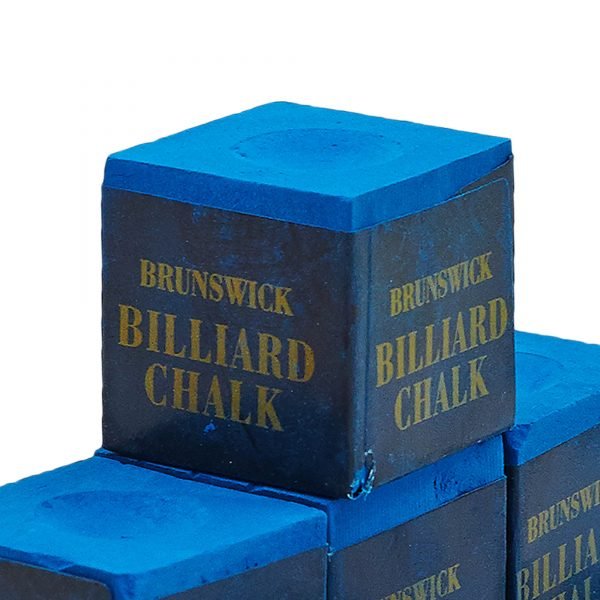 Мел для бильярда (уп. 144шт) BRUNSWICK (синий, цена за 1шт) дубл.