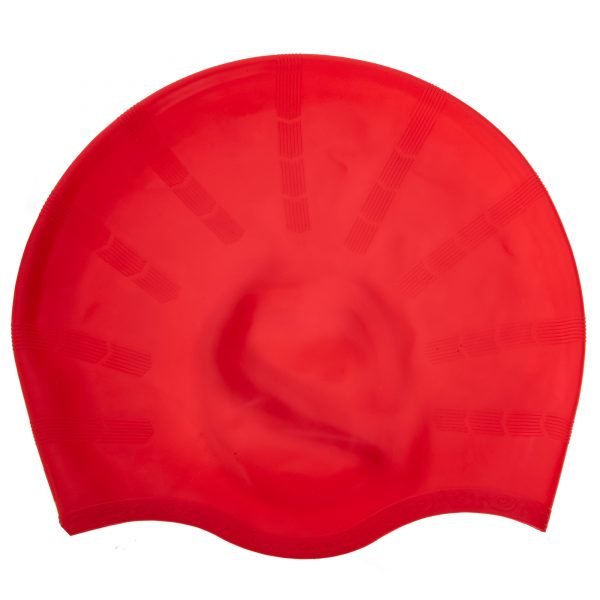 Шапочка для плавания с объемными ушками SAILTO (силикон, цвета в ассортименте)