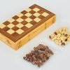 Шахматы настольная игра деревянные (р-р доски 30см x 30см)