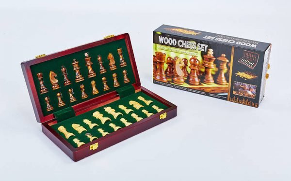 Шахматы настольная игра деревянные ZOOCEN (р-р доски 30см x 30см)