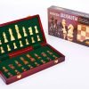 Шахматы настольная игра деревянные ZOOCEN (р-р доски 35см x 35см)
