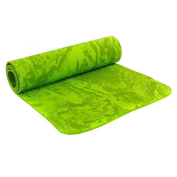 Коврик для фитнеса и йоги PER 8мм SP-Planeta (размер 1,83мx0,61мx8мм, цвета в ассортименте) - Цвет Зеленый