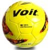 Мяч футбольный №5 PU ламин. VOIT (№5, 5 сл., сшит вручную, желтый)