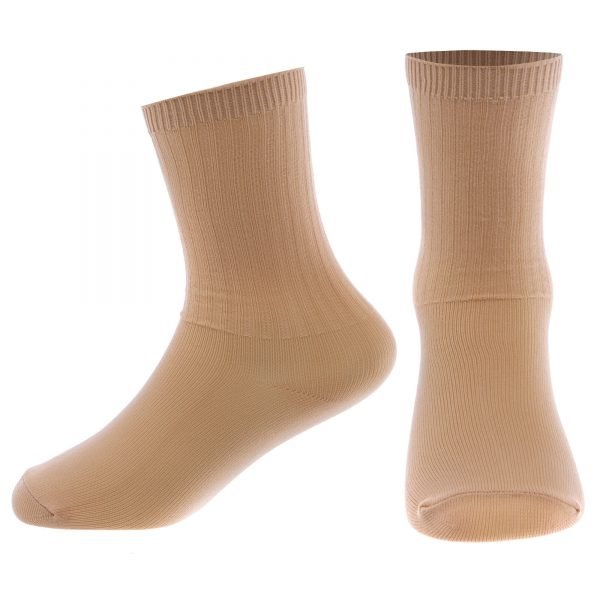 Носки для гимнастики и танцев Zelart размер XS-L, UK-4-78 светло-бежевый - Светло-бежевый-XS (UK 6-8)