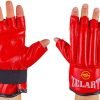 Снарядные перчатки шингарты кожаные MATSA, ZELART (размер M-XL, цвета в ассортименте) - Красный-L