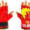 Снарядные перчатки шингарты кожаные ZELART (размер M-XL, цвета в ассортименте) - Красный-M