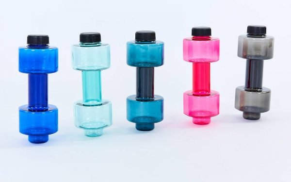 Бутылка для воды спортивная SP-Planeta Гантель 760 мл (PE, цвета в ассортименте)