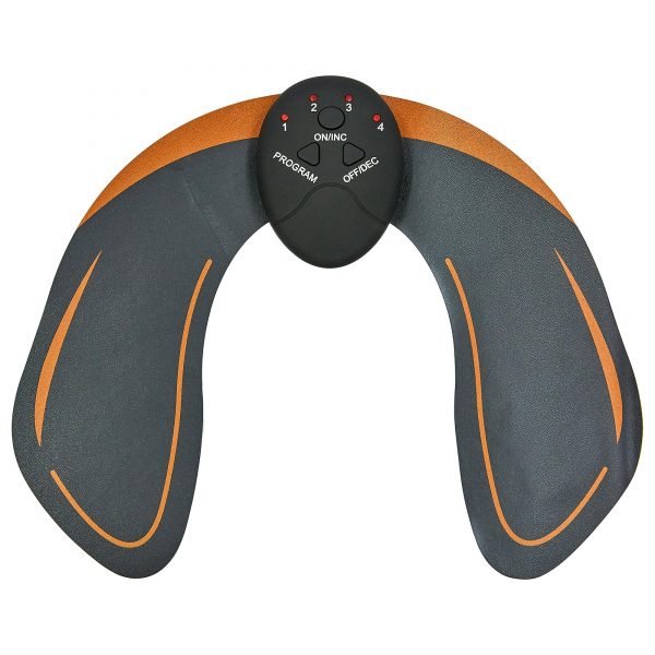 Миостимулятор для мышц ягодиц EMS Hips Trainer (силикон, ABS-пластик, металл, р-р 25x20см, питание от батарейки)