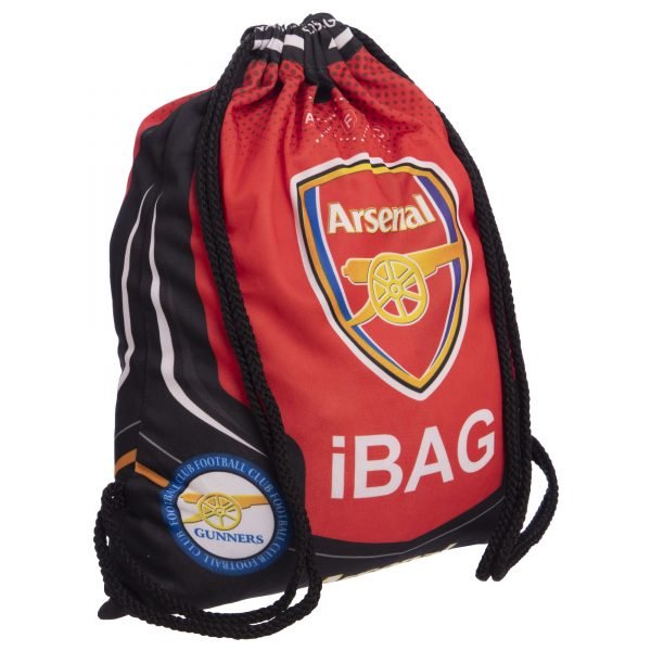 Рюкзак-мешок ARSENAL (нейлон, р-р 39х49см, красный-черный)