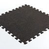 Коврик-пазл под тренажер резиновый 1шт 100x100x0,6см (черный)