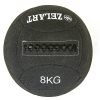Мяч для кроссфита набивной в кевларовой оболочке 8кг Zelart WALL BALL (кевлар, наполнитель-метал. гранулы, d-35см, черный)