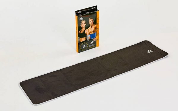 Пояс для похудения из композитной ткани с быстрым нагревом из серебряного волокна (р-р 28см x 110см x 3мм, черный)