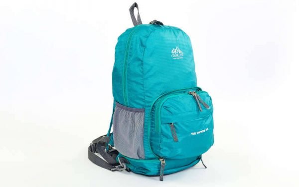 Рюкзак-сумка-сумка на пояс 3в1 V-35л COLOR LIFE (нейлон, р-р 42х26х18см, цвета в ассортименте) - Цвет Бирюзовый