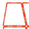 Тренировочная напольная сетка (трапециевидная 1шт) Agility Grid (пластик, р-р 49х49х30см, цвета в ассортименте) - Цвет Оранжевый