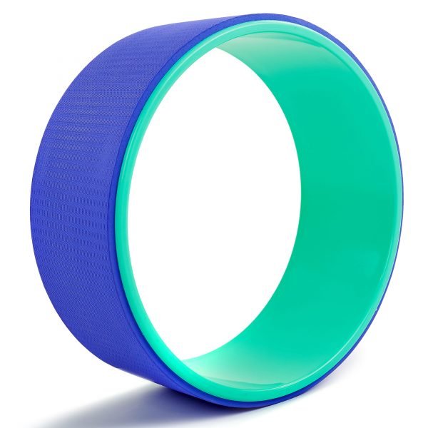 Колесо-кольцо для йоги Record Fit Wheel Yoga (PVC, TPE, р-р 32х13см, фиолетовый-зеленый)