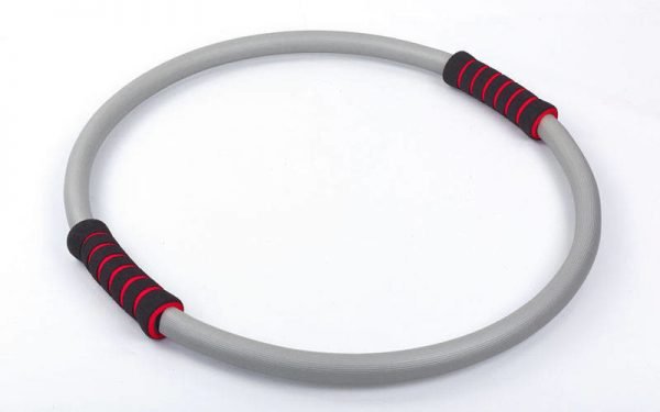 Кольцо для пилатеса разъемное Pro Supra PILATES RING (металл, неопрен, EVA, d-55см, серый)