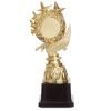 Награда (приз) спортивная с местом под жетон STARS (пластик, h-21см, b-8,5см, золото)