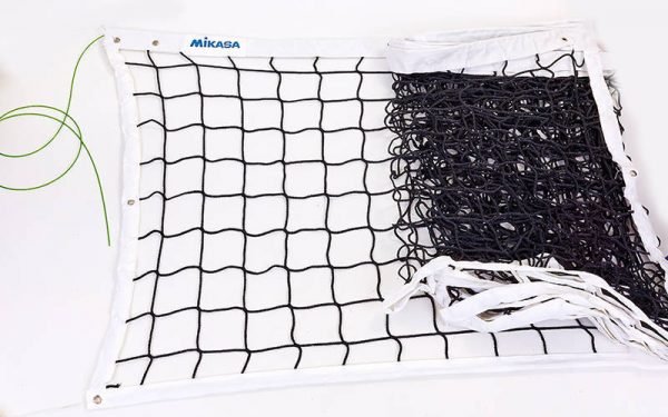 Сетка для волейбола MIKASA (PP 4мм, р-р 9,5x1м, ячейка 12x12см, с метал. тросом)