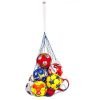 Сетка для мячей UR (полипропилен, d-2,5мм, 10 мячей, ячейка 12см, синий-белый, синий-желтый)