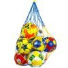 Сетка для мячей UR (полипропилен, d-4,5мм, 10 мячей, ячейка 12см, синий-белый, синий-желтый)