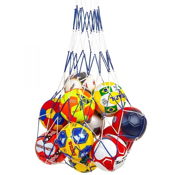 Сетка для мячей С-4563 (полипропилен, на 24 мяча, ячейка р-р 11x11см)