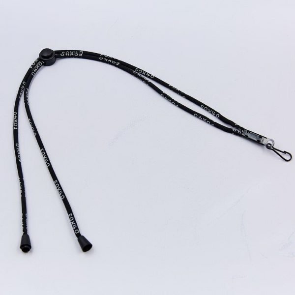 Шнурок для свистка с карабином BREAKAWAY LANYARDS (длина 40см, цвета в ассортименте) - Цвет Черный