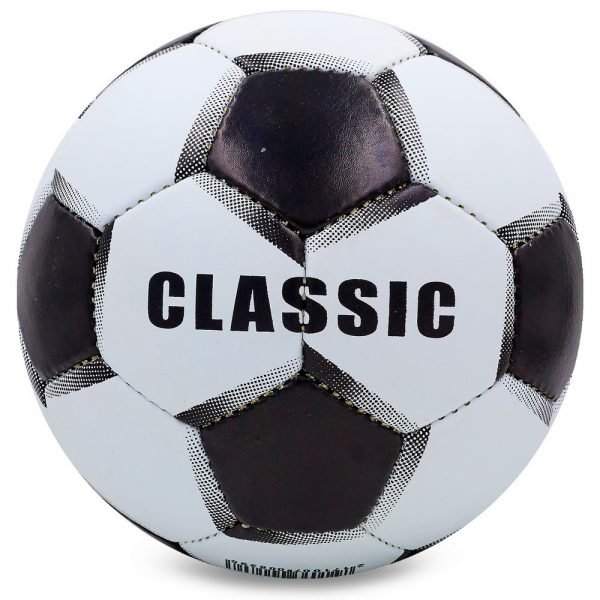 Мяч футбольный №5 Гриппи 5сл. Zelart CLASSIC (№5, 5 сл., сшит вручную)