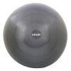 Мяч для фитнеса (фитбол) гладкий сатин 65см (PVC, 1000г, черный, ABS технология)