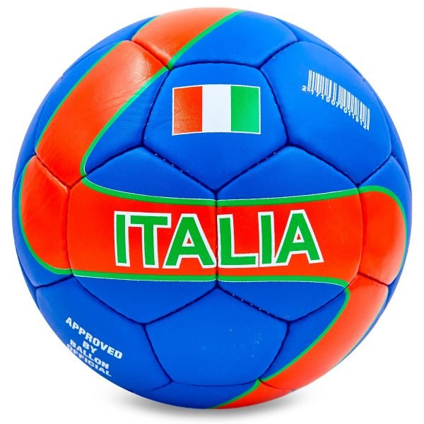 Мяч футбольный №5 Гриппи 5сл. ITALIA (№5, 5 сл., сшит вручную)