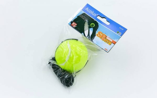 Теннисный мяч на резинке боксерский Fight Ball (пневмотренажер, салатовый) (1шт)