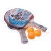 Набор для настольного тенниса 2 ракетки, 3 мяча CIMA (древесина, резина, уп. блистер)