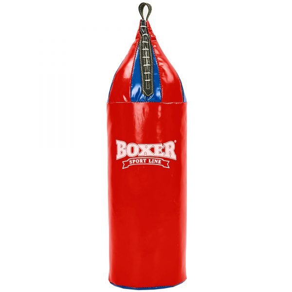 Мешок боксерский Шлемовидный ПВХ h-75см Малый шлем BOXER (наполнитель-ветошь х-б, d-22см, вес-10кг, цвета в ассортименте) - Цвет Красный