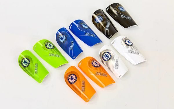 Щитки футбольные CHELSEA (пластик, EVA, l-14х8см, р-р S-L, цвета в ассортименте) - L