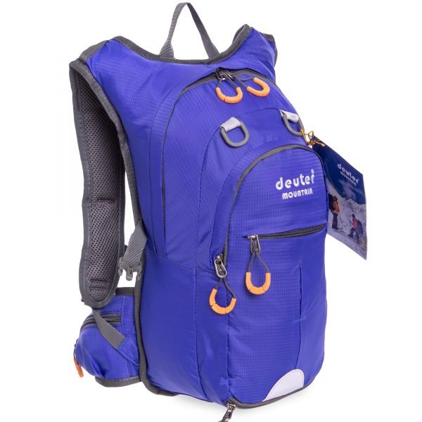 Рюкзак спортивный с жесткой спинкой DTR V-15л (нейлон, р-р 44х21х12см, цвета в ассортименте) - Цвет Синий