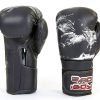 Комплект для бокса и единоборств (лапа, перчатки, защита голени и стопы) BDB SPIDER размер M-XL,10-12oz черный-белый - Черный-белый-Защита голени и стопы M, перчатки 10 унций