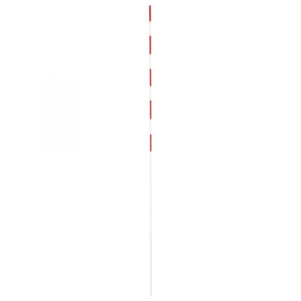 Антенна (1шт) для сетки волейбольной (стекловолокно, l-1,8м, d-10мм, белый-красный)