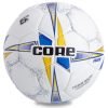 Мяч футбольный №5 COMPOSITE LEATHER CORE PROF (№5, 4 сл., сшит вручную, белый-синий-желтый)