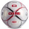 Мяч футбольный №5 PU HIBRED Сшит машинным способом CORE STRAP (№5, 5сл., белый-бордовый-черный)