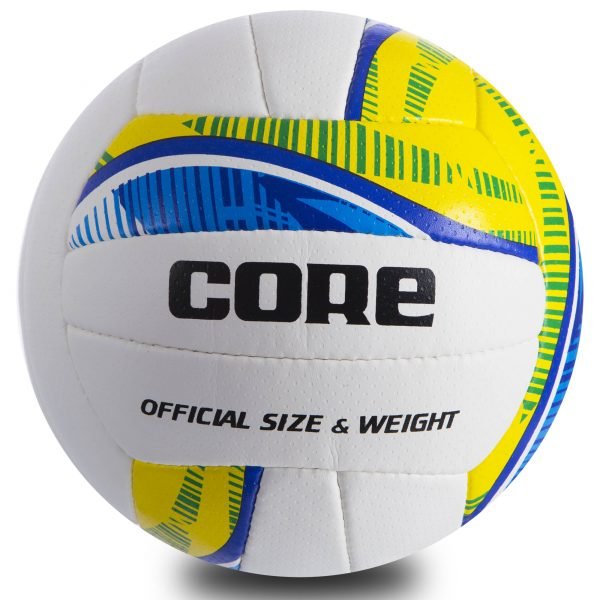Мяч волейбольный COMPOSITE LEATHER CORE (COMPOSITE LEATHER, №5, 3 слоя, сшит вручную)