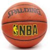 Мяч баскетбольный PU №7 SPALD NBA (PU, бутил, коричневый)