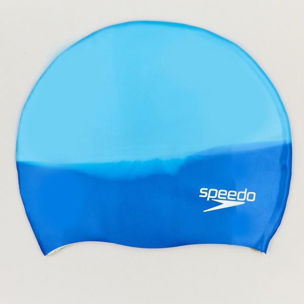Шапочка для плавания SPEEDO MULTI COLOUR (силикон, синий)